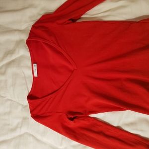 Tna red long sleeve shirt